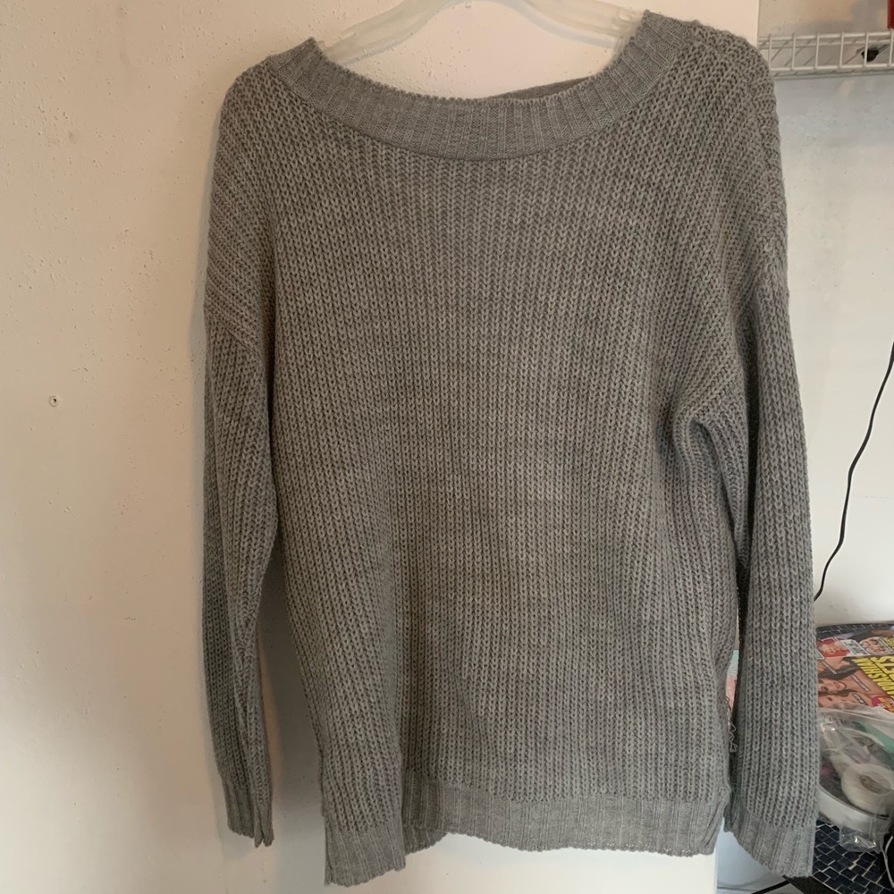 Gorgeous sweater with open back!